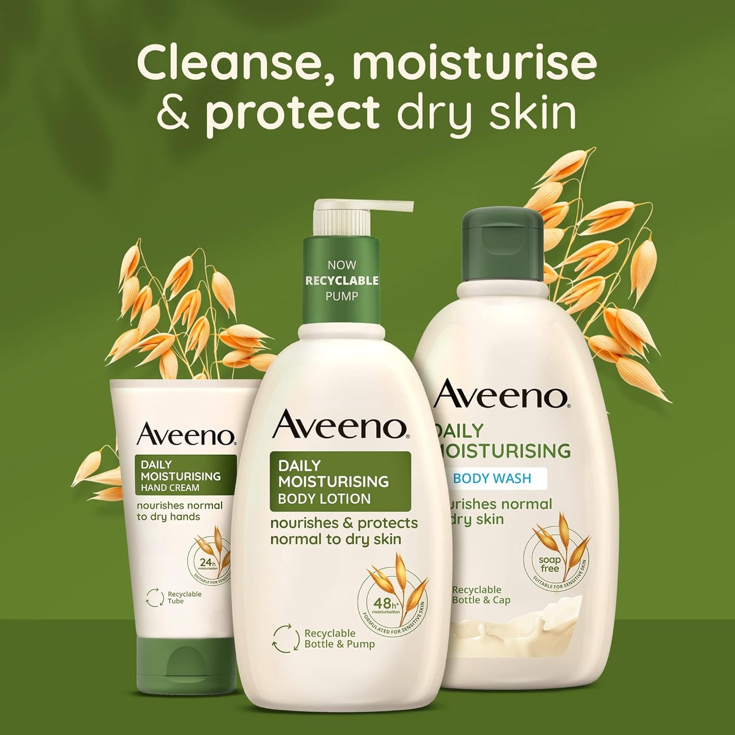 Daily Moisturising Body Lotion (1X 200Ml), Hydrating Lotion Enriched with Nourishing Colloidal Oatmeal, Gentle Body Moisturiser Suitable for Sensitive and Dry Skin