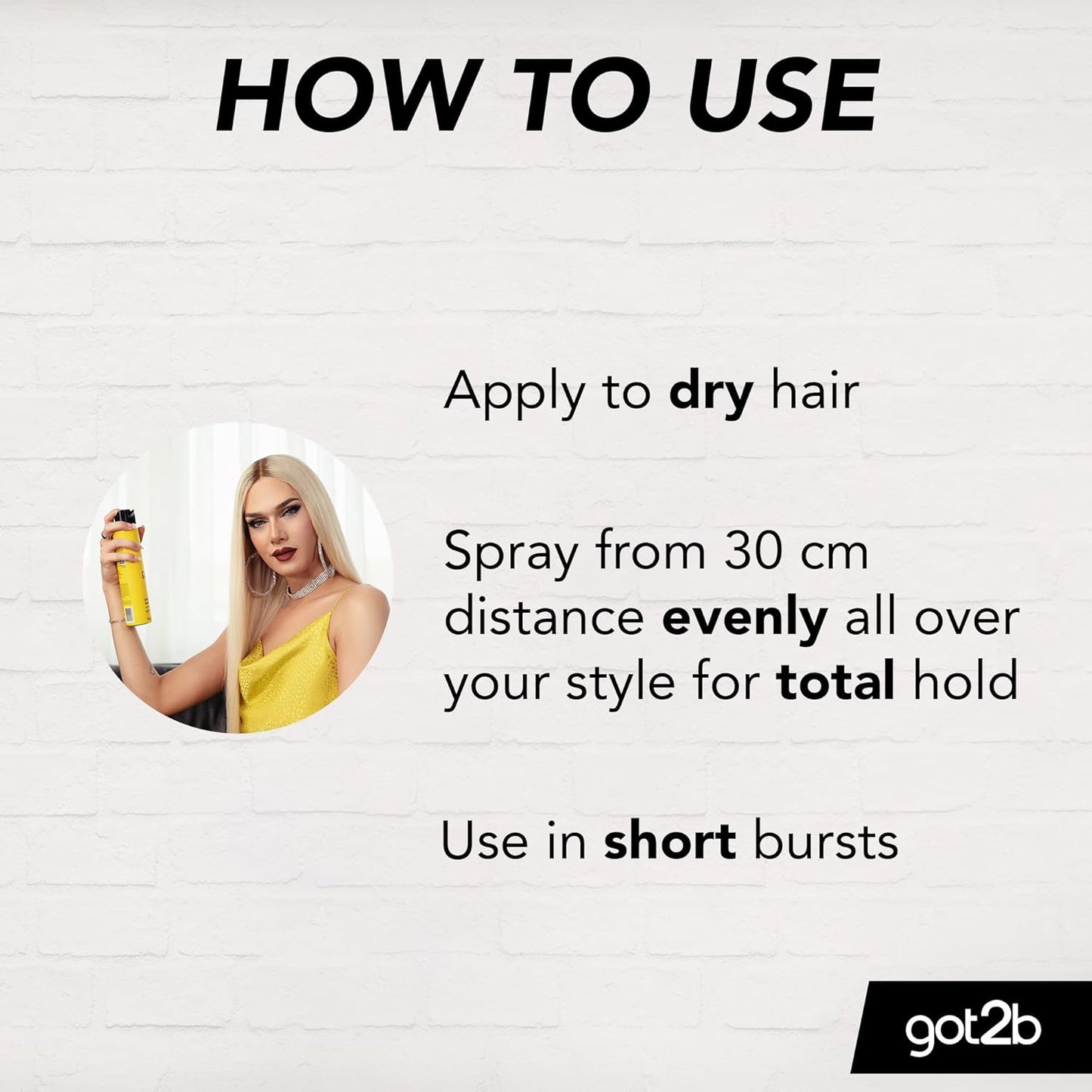 Glued Blasting Freeze Hairspray 300 Ml, Glued Hairspray for up to 72H Ultra Strong Hold, Hairspray , for Extreme Hairstyles, Vegan Formula